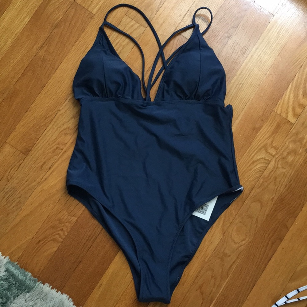 Cupshe navy one piece